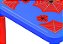 Mesinha Cadeira Infantil Ggb Brinquedos Aranha Plástico Azul Vermelho - Imagem 4