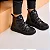 Bota Coturno  Pampili Flora com Tachas Preta - Imagem 7