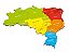 Quebra Cabeça Mapa do Brasil Junges - Imagem 3