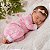 Conjunto Bebê Menina Pima Baby Body Calça Borboletas Rosa P M - Imagem 7
