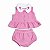 Conjuntinho Bebê Menina Alekids Regata Bloomer Rosa P M G - Imagem 2