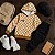 Conjunto Infantil Menino Brandili Moletom Capuz Flanelado 6 8 - Imagem 3