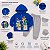 Conjunto Bebê Menino Brandili Jaqueta Capuz + Calça Moletom Monstros 1 2 Anos - Imagem 4