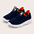 Tênis Infantil Menino Molekinho Corrida LED Azul Marinho - Imagem 1