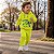 Conjunto Moletom Menino Pokotinha Verde Neon Adventure Skiing 2 3 Anos - Imagem 3