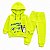 Conjunto Moletom Menino Pokotinha Verde Neon Adventure Skiing 2 3 Anos - Imagem 1