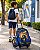 Kit Mochila Dinossauro T-Rex Azul + Lancheira + Estojo Infantil - Imagem 5