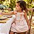 Vestido Infantil Brunisa Listrado Laços Coral Festa Menina - Imagem 5