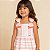 Vestido Infantil Brunisa Listrado Laços Coral Festa Menina - Imagem 6