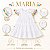 Vestido Infantil Menina Branco Borlas Coloridas Brunisa - Imagem 3