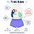 Conjunto Tink  Bink— Regata Tucano e Short Lilás - Imagem 5