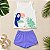 Conjunto Tink  Bink— Regata Tucano e Short Lilás - Imagem 1