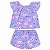 Conjunto Tink Bink— Blusa e Short Floral Lilás - Imagem 2