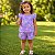 Conjunto Tink Bink— Blusa e Short Floral Lilás - Imagem 5