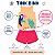 Conjunto Tink Bink -Regata Tucano Laranja e Short Pink - Imagem 5