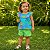 Conjunto Tink Bink — Blusa Tropical e Short Verde - Imagem 4