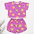 Conjunto Tink Bink — Blusa e Short Estampa Sol Rosa - Imagem 1