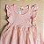 Vestido Infantil Menina Have Fun Rosa com Glitter - Imagem 6