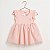 Vestido Infantil Menina Have Fun Rosa com Glitter - Imagem 1