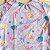 Conjunto Praia Infantil Menina Have Fun Manga Longa Lilás Fundo do Mar - Imagem 5