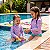 Conjunto Praia Infantil Menina Have Fun Manga Longa Lilás Fundo do Mar - Imagem 7