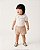 Body camponesa manga curta Off-white - Imagem 4