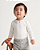 Body baby pontilhado Off-white + verde - Imagem 1