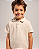 Camiseta gola polo textura Natural - Imagem 1