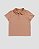 Camiseta gola polo textura Amendoa - Imagem 2