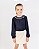 Blusa frufru Marinho - Imagem 1