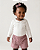 Body baby poá Off-white + rosê - Imagem 1