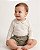 Body baby poá Off-white + verde - Imagem 1