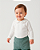 Body baby poá Off-white + verde - Imagem 1