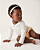 Body baby poá Off-white + amarelo - Imagem 1