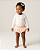 Body baby poá Off-white + amarelo - Imagem 4