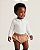 Body baby pontilhado Off-white + bege - Imagem 3