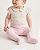 Calça comfort com pé Rosa bebê - Imagem 1