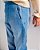 Calça jeans floral Jeans/azul - Imagem 1
