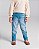 Calça jeans floral Jeans/azul - Imagem 4