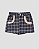 Short-saia babados Xadrez cinza - Imagem 2