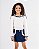 Short-saia babados Marinho - Imagem 3