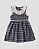 Vestido ternura Xadrez cinza - Imagem 2