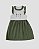 Vestido floresta Off-white + verde - Imagem 2