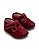 Sapato Chocalho couro Veludo cherry - Imagem 1