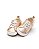 Sapato Snuggle Metalic salmon/ whit - Imagem 4