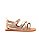 Sapato criss cross Champagne/metalic - Imagem 5