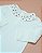 Body baby poá Off white + bordô - Imagem 1