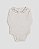 Body baby poá Off white + bordô - Imagem 1
