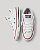 Tênis all star chuck taylor juvenil Branco e vermelho - Imagem 2