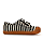 Sapato Tnin Lonsdale Preto/branco listras - Imagem 4
